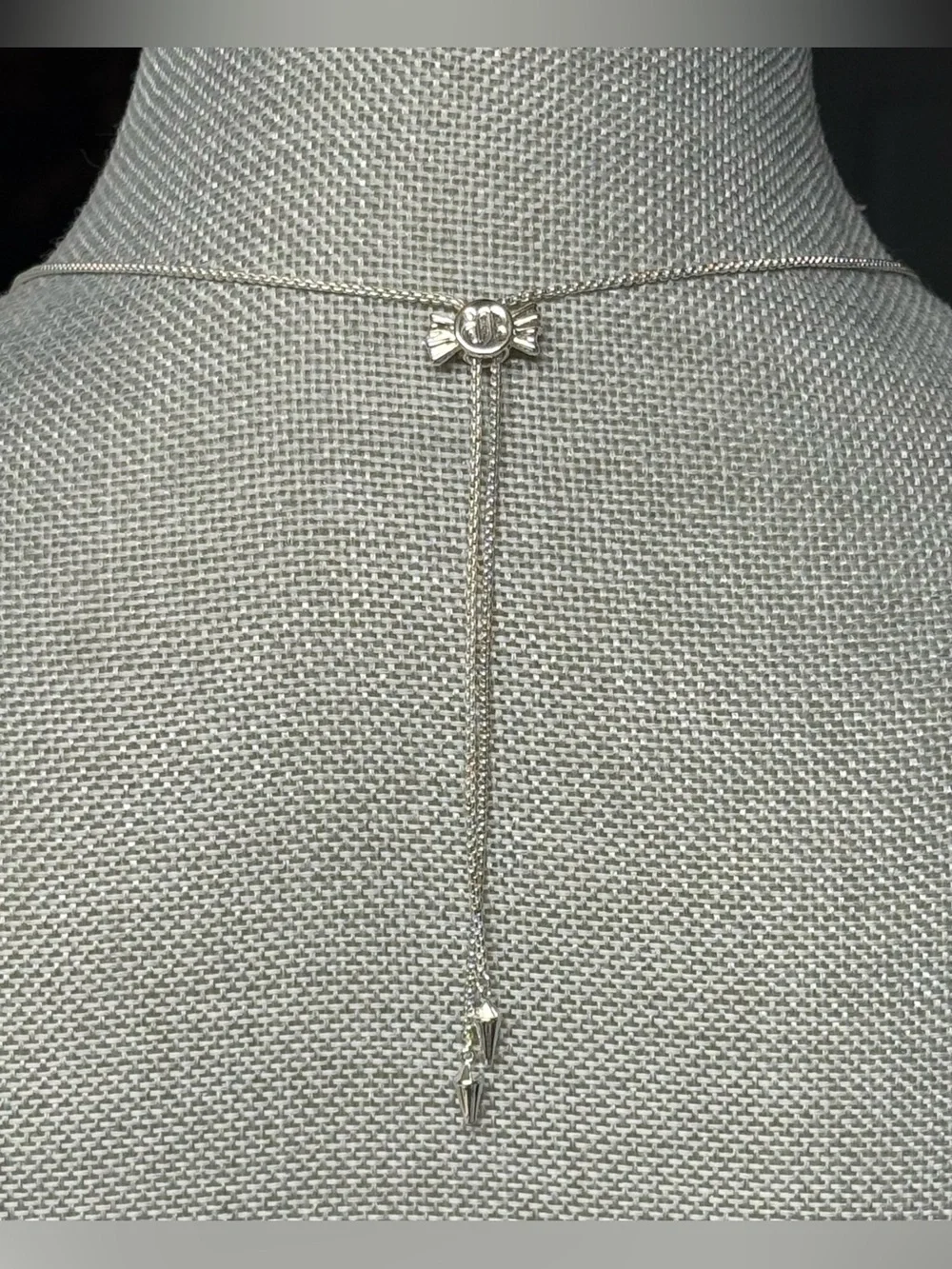 Bomb Party Jewel Candy “The Zoella” Silver Tone  Tennis Necklace - Picture 5 of 5